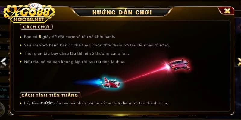 Luật chơi - quy tắc cược game Aviator Go88