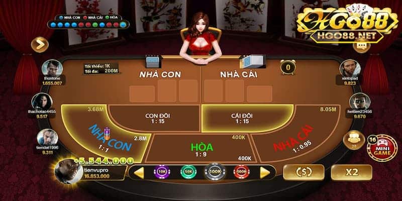 Quy định cụ thể trong game baccarat Go88