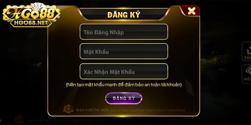 Những bước đăng ký Go88 chi tiết nhất