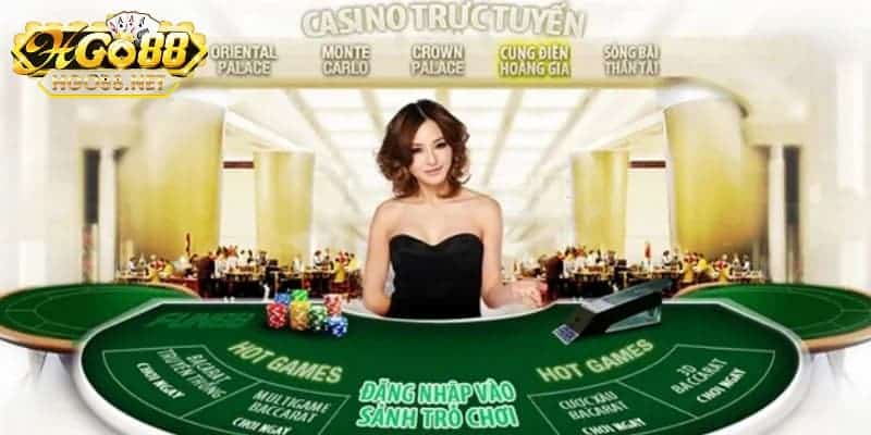 Đa dạng các game live casino Go88 cực hot