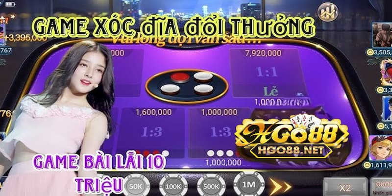 Luật chơi game live xóc đĩa Go88