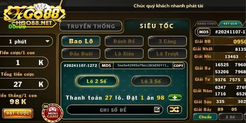 Lô đề siêu tốc Go88 vì sao thu hút các người chơi?