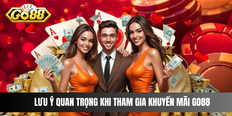 Lưu ý quan trọng khi tham gia khuyến mãi Go88