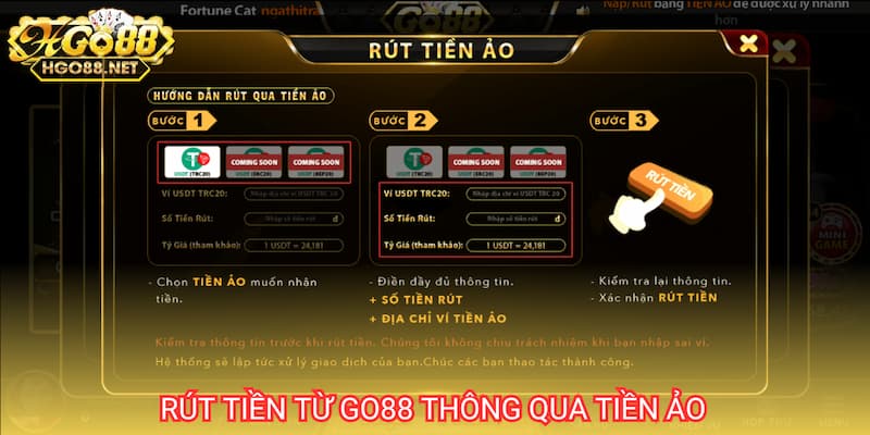 Điều kiện để người chơi rút tiền Go88