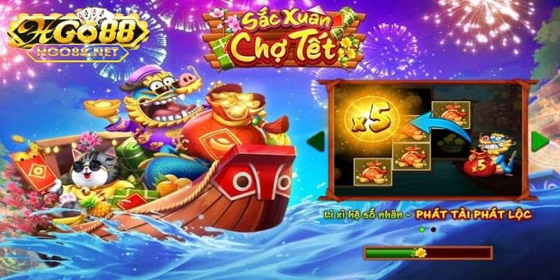 Tổng quan về slot Sắc xuân chợ tết Go88