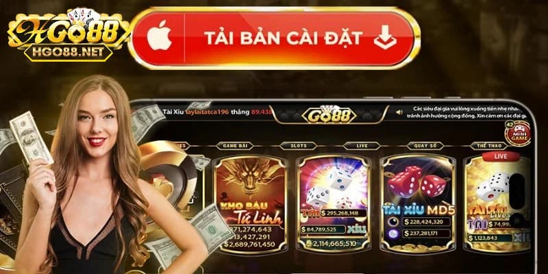 Những điểm hấp dẫn trong app Go88