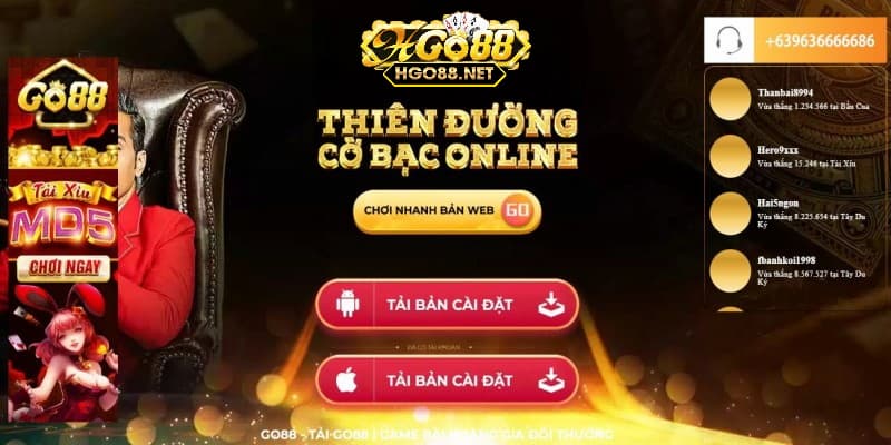 Điều cần lưu ý khi thực hiện tải app Go88